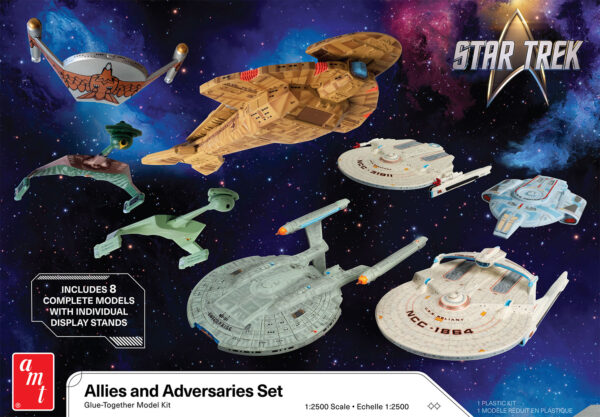 AMT Star Trek Adversaries and Allies Set 1/2500 Scale 1443