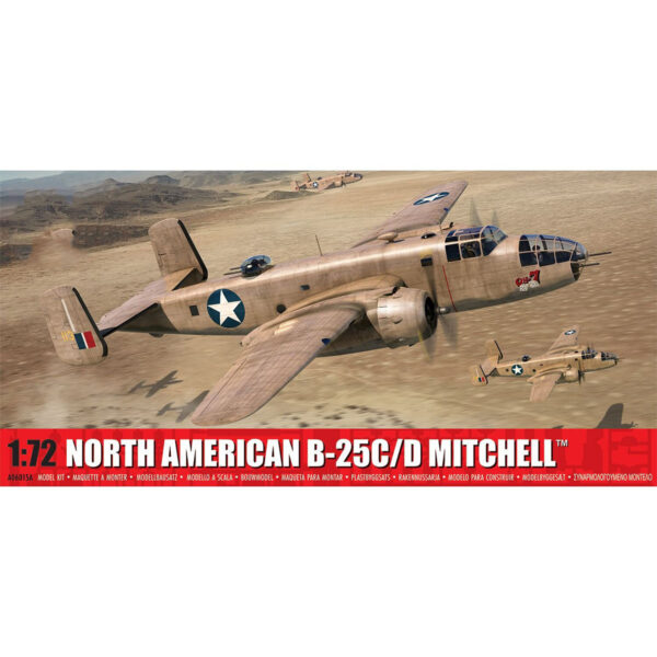 Airfix North American B-25C/D Mitchell 1/72 Scale A06015A