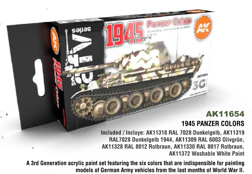 1945 Panzer Colours
