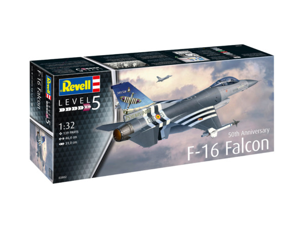 Revell F-16 Falcon 50th Anniversary 1/32 Scale 03802