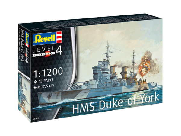 Revell HMS Duke of York Battleship 1/1200 Scale 05182