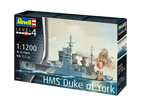 Revell HMS Duke of York Battleship 1/1200 Scale 05182