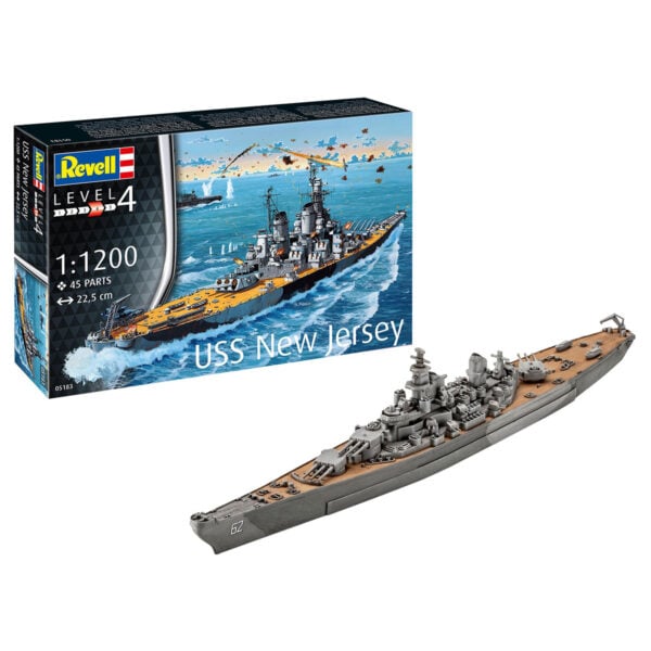 Revell USS New Jersey Battleship 1/1200 Scale 05183