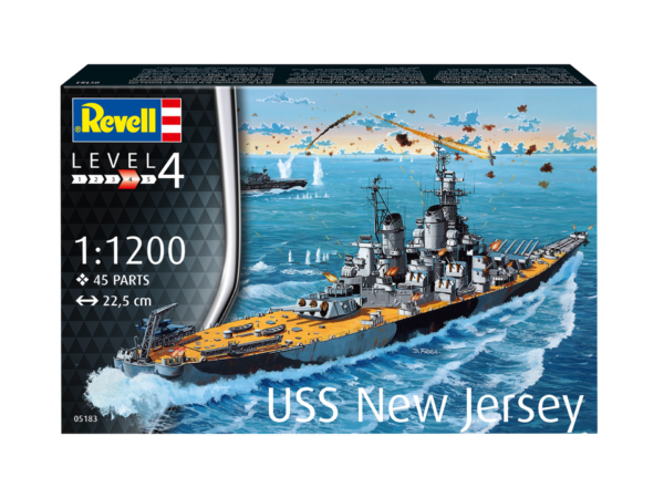 Revell USS New Jersey Battleship 1/1200 Scale 05183