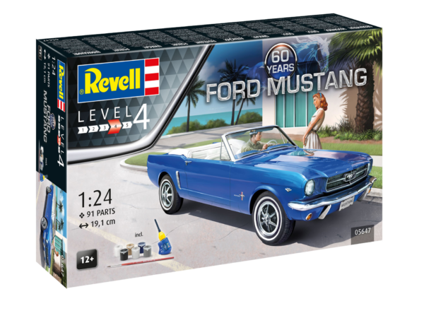 Revell Ford Mustang 60 Years 1/24 Scale 05647 Gift Set