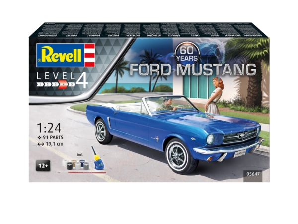 Revell Ford Mustang 60 Years 1/24 Scale 05647 Gift Set