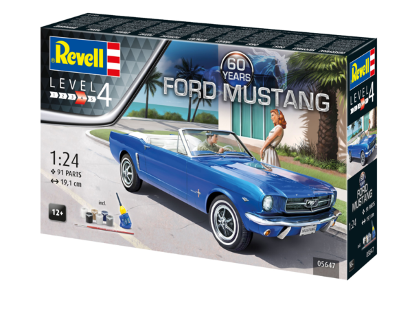 Revell Ford Mustang 60 Years 1/24 Scale 05647 Gift Set