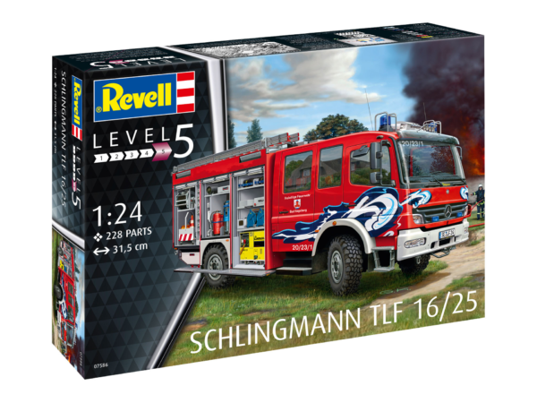 Revell Schingmann TLF 16/25 Water Tender Firee Fighting Truck 1/24 Scale 07586