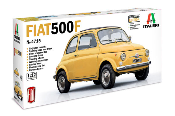 Italeri 1968 Fiat 500F Upgraded Edition 1/12 Scale 4715