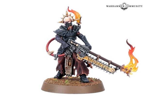 Warhammer 40000 Adepta Sororitas Ministorum Priest with Vindicator 52-21