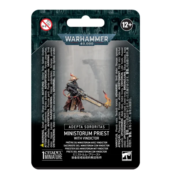 Warhammer 40000 Adepta Sororitas Ministorum Priest with Vindicator 52-21