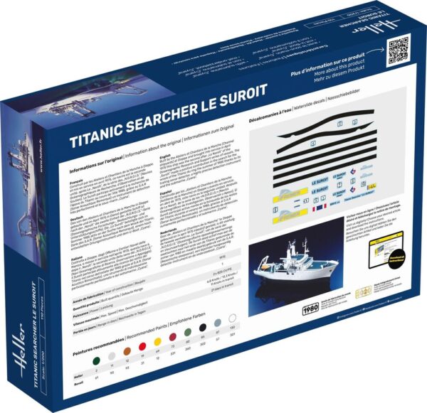 Heller Titanic Searcher Le Suroit 1/200 Scale 80615