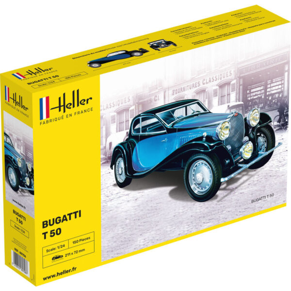 Heller Bugatti T50 1/24 Scale 80706