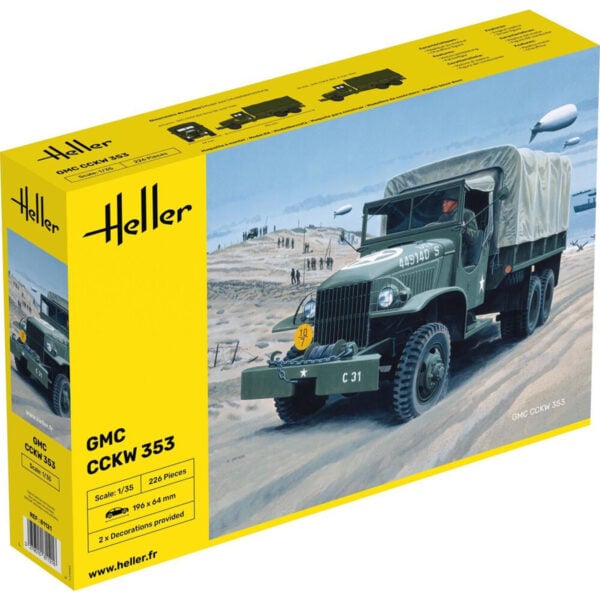 Heller GMC US CCKW 353 Truck 1/35 Scale 81121