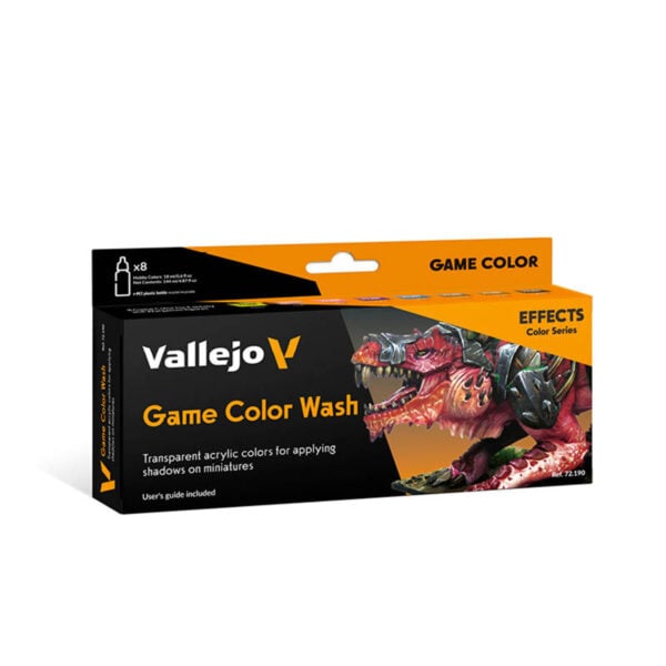 Vallejo Wash Game Paint Set of 8 72190