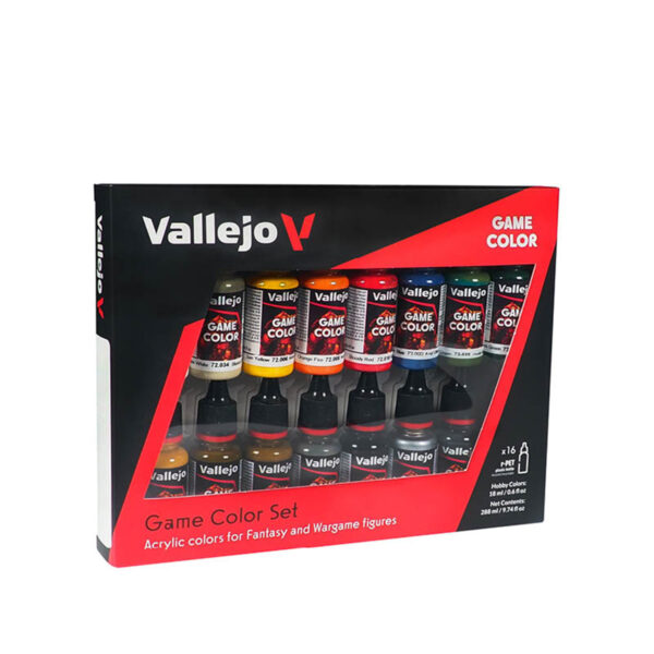 Vallejo Introduction Set Game Paint Set of 16 72299