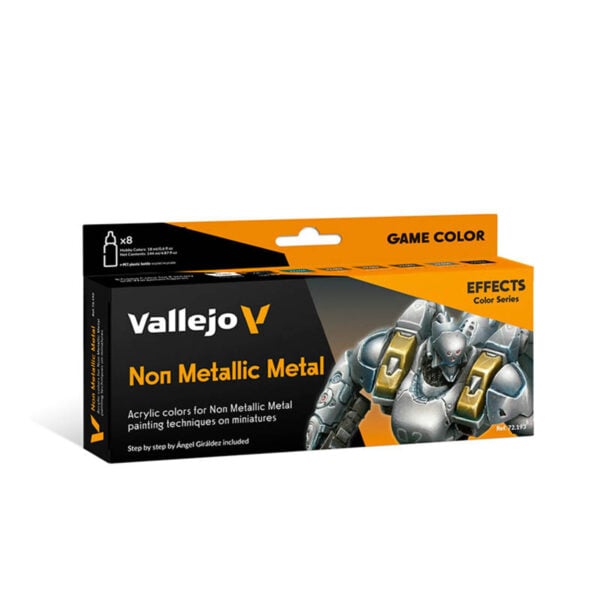 Vallejo Non Metallic Metal Game Paint Set of 8 72193