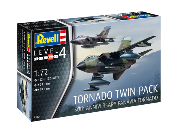 Revell Panavia Tornado Twin Pack 50th Anniversary 1/72 Scale 03801