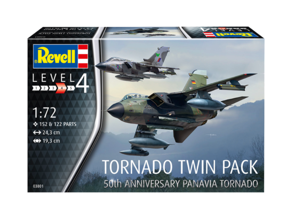 Revell Panavia Tornado Twin Pack 50th Anniversary 1/72 Scale 03801