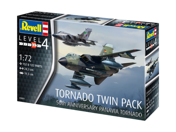 Revell Panavia Tornado Twin Pack 50th Anniversary 1/72 Scale 03801