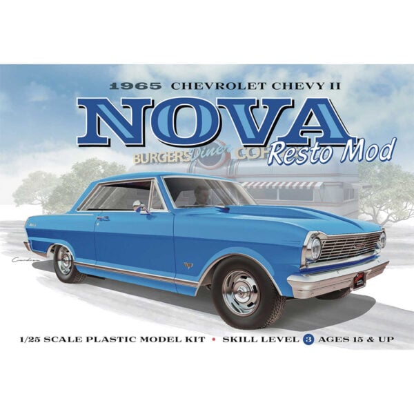 Moebius Models 1965 Chevy II Nova Resto Mod 1/25 Scale 2323