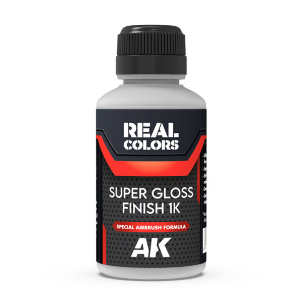 AK Interactive Real Colors Auxiliary Super Gloss Varnish Finish 1K 120ml RC705