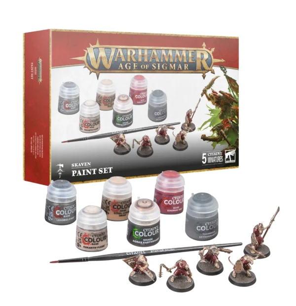 Warhammer Age of Sigmar Skaven Paint Set 60-09