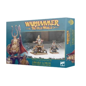 Warhammer the Old World Dwarfen Mountain Holds Dwarf Lords with Shieldbearers 10-11