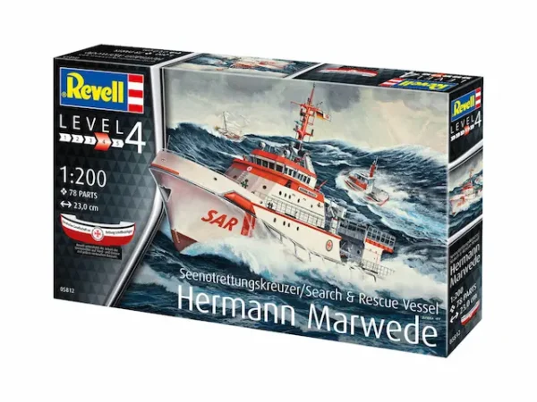 Revell Search and Rescue Vessel Hermann Marwede 1/200 Scale 05812