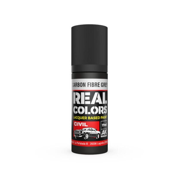 AK Interactive Real Colors Civil Carbon Fibre Grey 17ml RC829