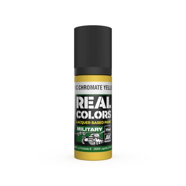 AK Interactive Real Colors Military Zinc Chromate Yellow 17ml RC930