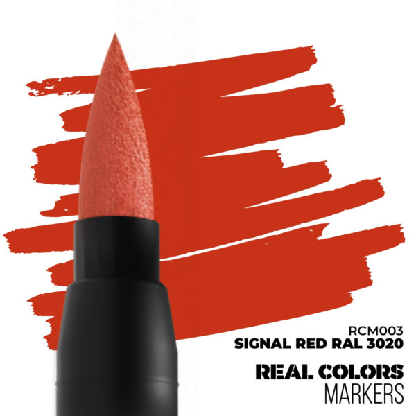 AK Interactive Real Colors Markers Signal Red RAL 3020 RCM003