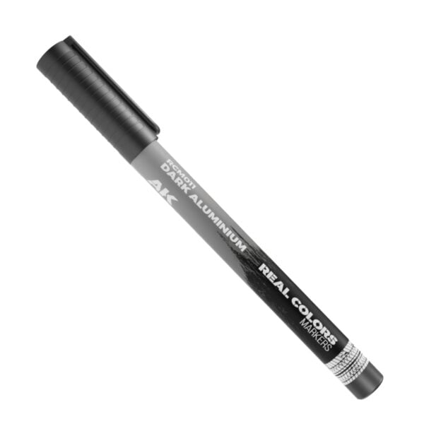 AK Interactive Real Colors Markers Dark Aluminium RCM011