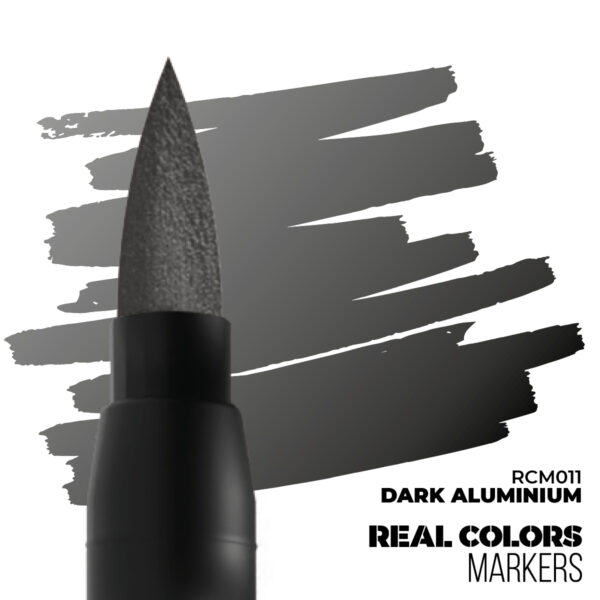 AK Interactive Real Colors Markers Dark Aluminium RCM011