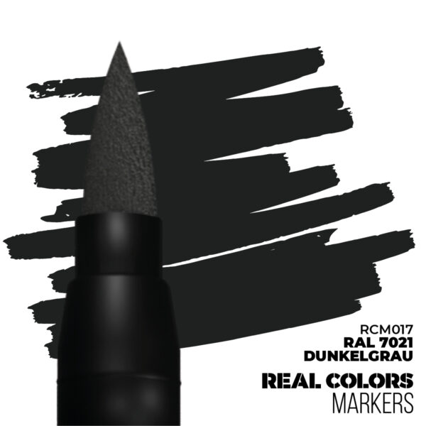 AK Interactive Real Colors Markers RAL 7021 Dunkelgrau RCM017