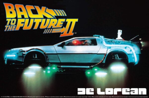 Aoshima DeLorean Time Machine from Back To The Future Mecha #Bt-02 Part 2 1/24 Scale 06437