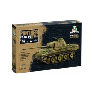 Italeri Panther SD.KFZ.171 Ausf.A Tank 1/56 Scale 25752