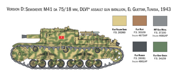 Italeri Italian Semoventi Tank Warlord Games 1/56 Scale 25768