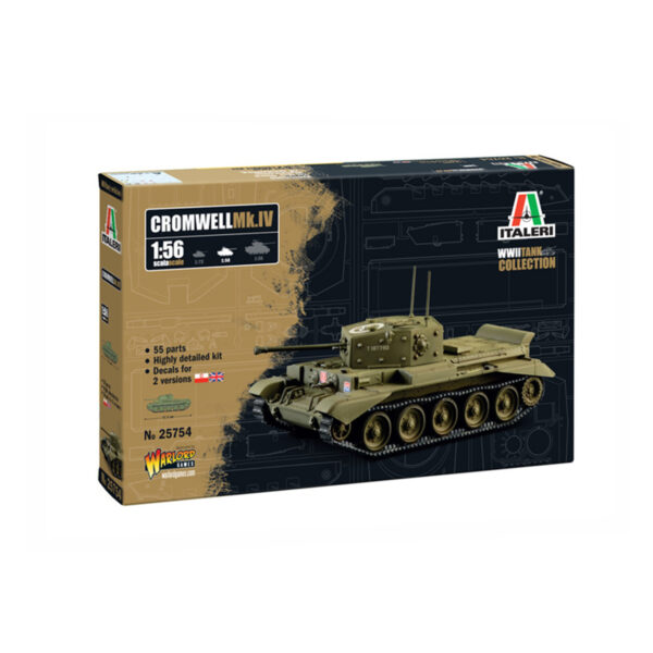 Italeri Cromwell Mk.IV Tank 1/56 Scale 25754