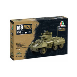 Italeri M8 M20 Tank 1/56 Scale 25759