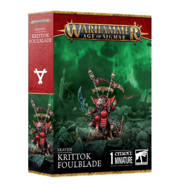 Warhammer Age of Sigmar Spearhead Skaven Krittok Foulblade 90-49