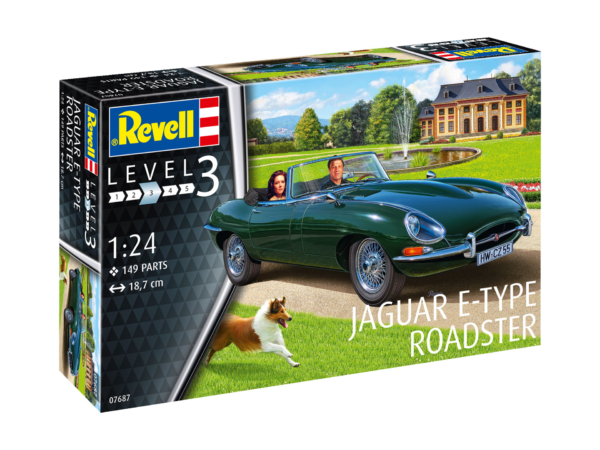 Revell Jaguar E-Type Roadster 1/24 Scale 07687