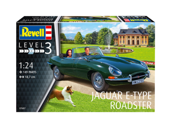 Revell Jaguar E-Type Roadster 1/24 Scale 07687