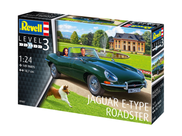 Revell Jaguar E-Type Roadster 1/24 Scale 07687