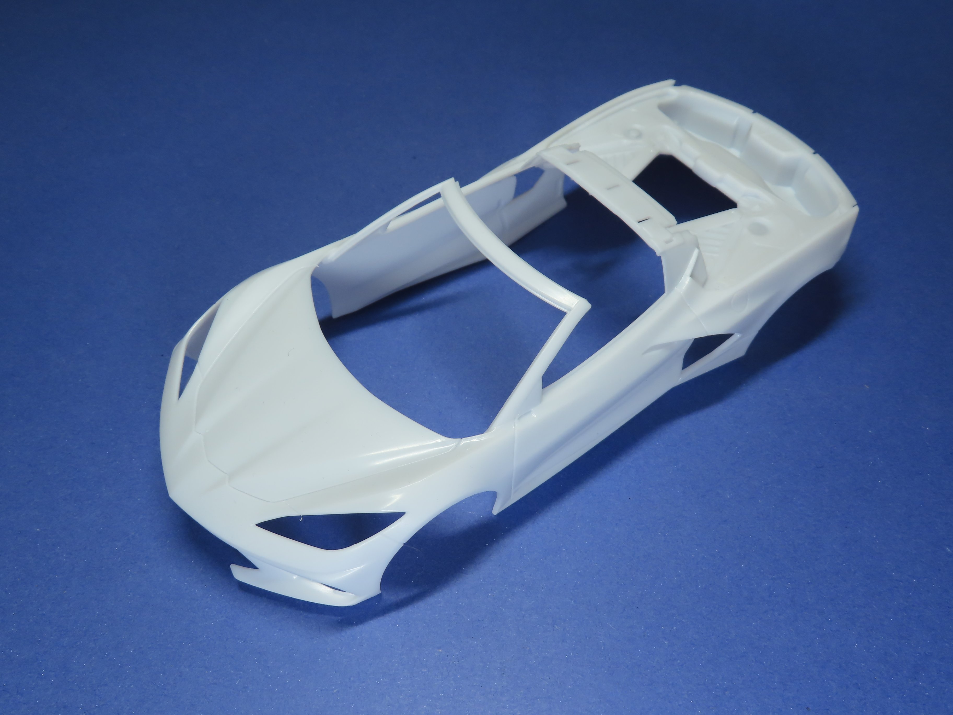 Car Body Moulded in White