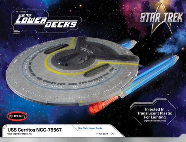 Polar Lights Star Trek Lower Decks USS Cerritos 1/1400 Model Kit 1002