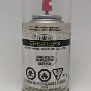 Testors CreateFX Spray Glitter Clear Sealer 282200