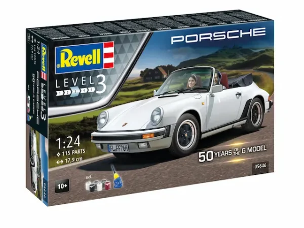 Revell Porsche 50 Years G Model Cabriolet 1/24 Scale 05646 Gift Set