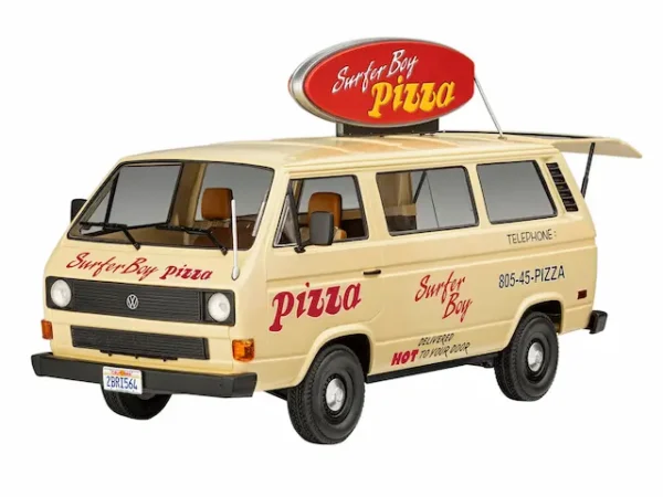 Revell Surfer Boy VW Pizza Van T3 Stranger Things 1/25 Scale 07725