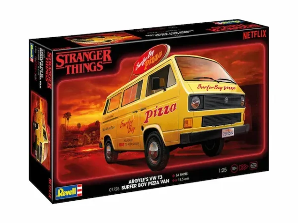 Revell Surfer Boy VW Pizza Van T3 Stranger Things 1/25 Scale 07725